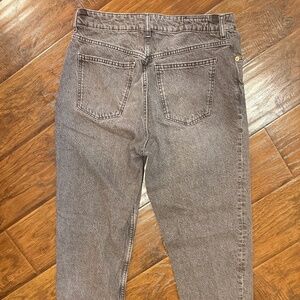 Mango Black/Grey Mom Jean size 10